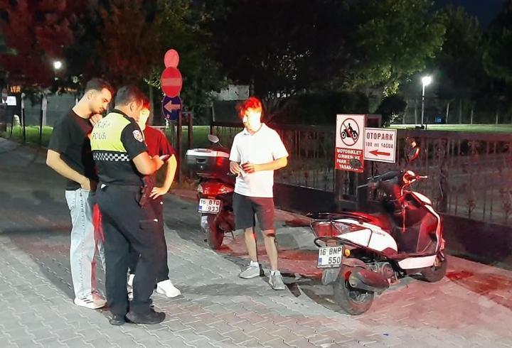 Karacabey’de motosiklet denetiminde 20 sürücüye 250 bin lira ceza