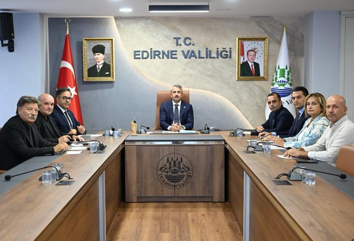 Edirne Valiliğinde Toprak Koruma Kurulu Toplantısı düzenlendi