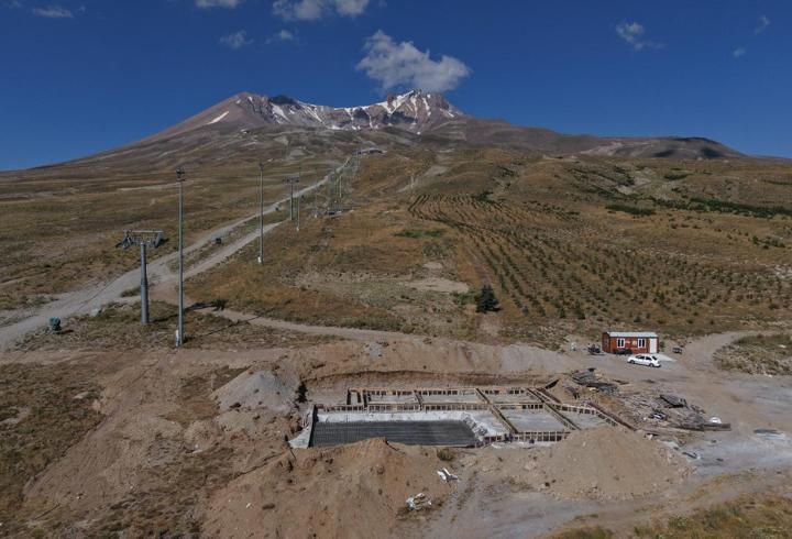Erciyes'te dağ kızağı projesinde çalışmalar başladı