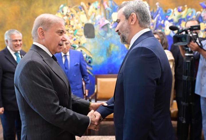 Suriye Dışişleri Bakanı Şeybani, Pakistan Başbakanı Şerif ile bir araya geldi