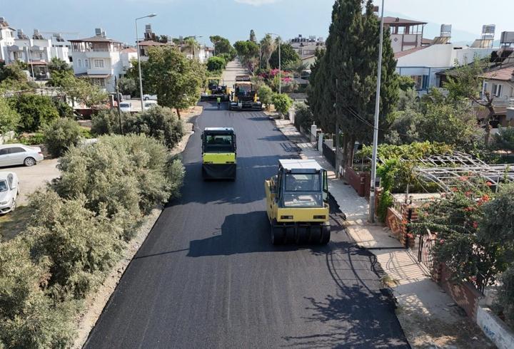Arsuz'da beton asfalt çalışması tamamlandı