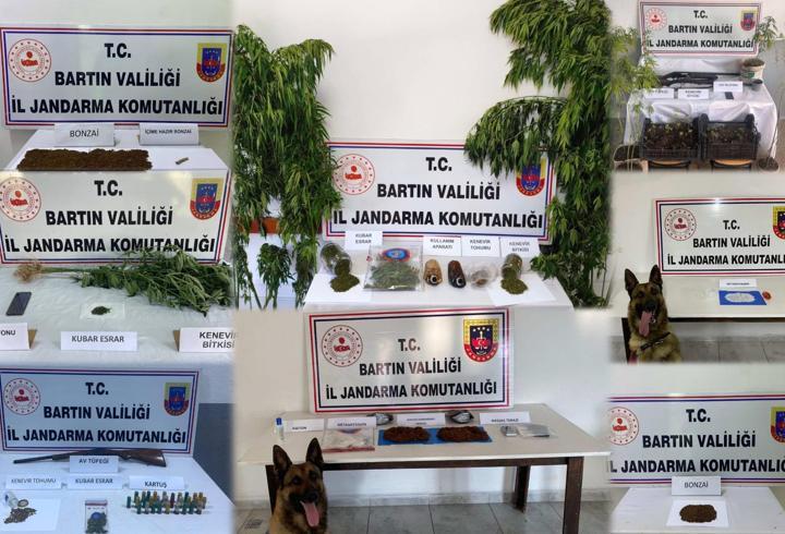 Bartın'da uyuşturucu operasyonu: 16 gözaltı