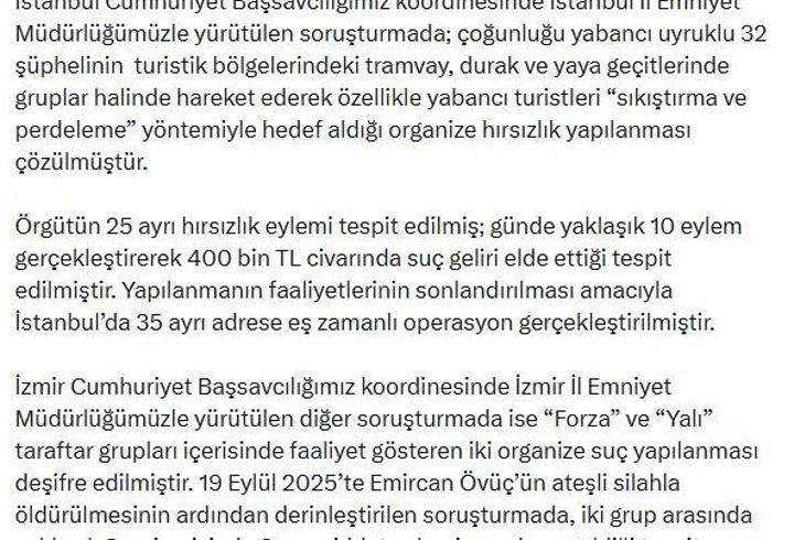 İstanbul ve İzmir'de iki ayrı operasyon: 64 gözaltı kararı