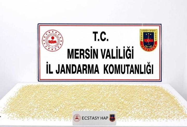 Mersin’de 3 bin 760 uyuşturucu hap ele geçirildi