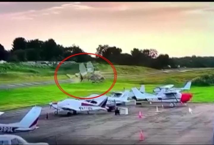 ABD’de polis helikopteri küçük uçakla çarpıştı