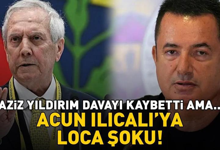 Aziz Yıldırım davayı kaybetti ama.... Acun Ilıcalı’ya loca şoku!