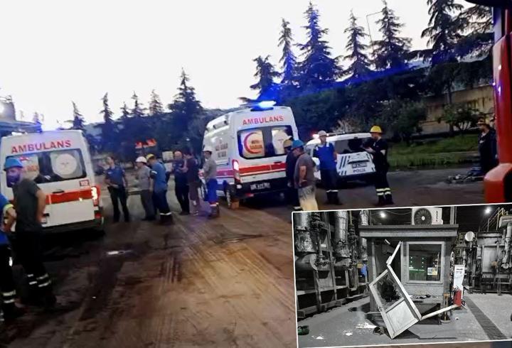 Samsun'da demir çelik fabrikasında patlama: 2 yaralı
