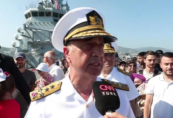 Deniz Kuvvetleri Komutanı Tatlıoğlu, CNN TÜRK'te: Milli uçak gemisi için tarih verdi