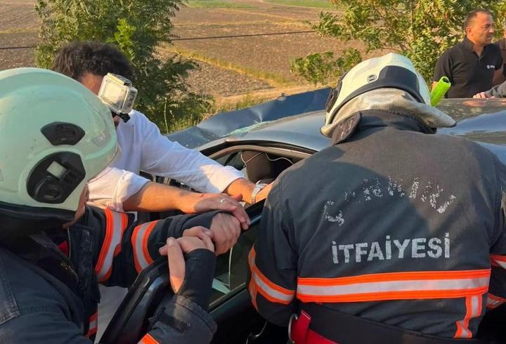Çankırı'da 2 otomobil çarpıştı: 1 ölü, 6 yaralı