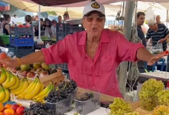 Ali Poyrazoğlu pazarcı oldu! Tezgâh başındaki halleri gündem oldu