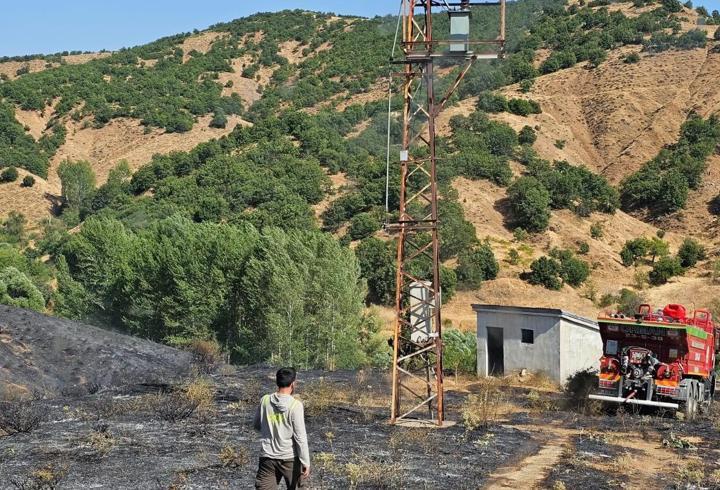 Bingöl’de ormanlık alanda çıkan örtü yangını söndürüldü