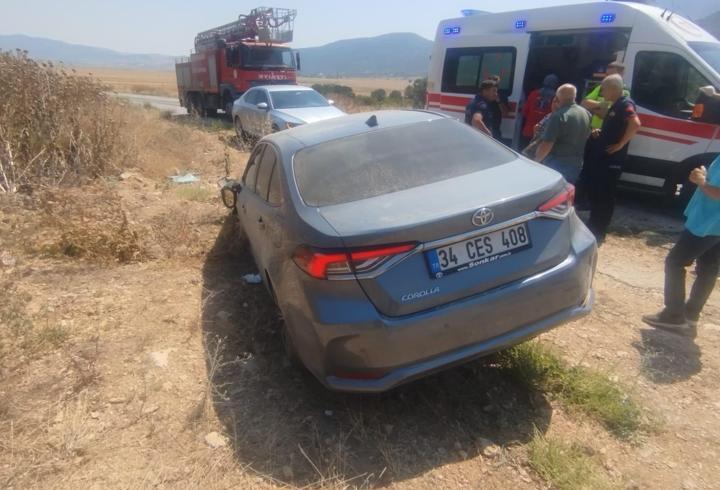 Bilecik'te otomobilin yoldan çıktığı kazada bir kişi yaralandı