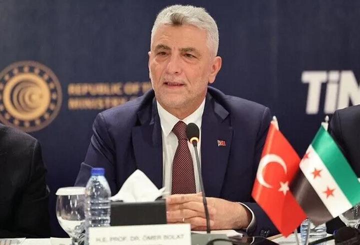 Bakan Bolat, Şam'da temaslarda bulundu