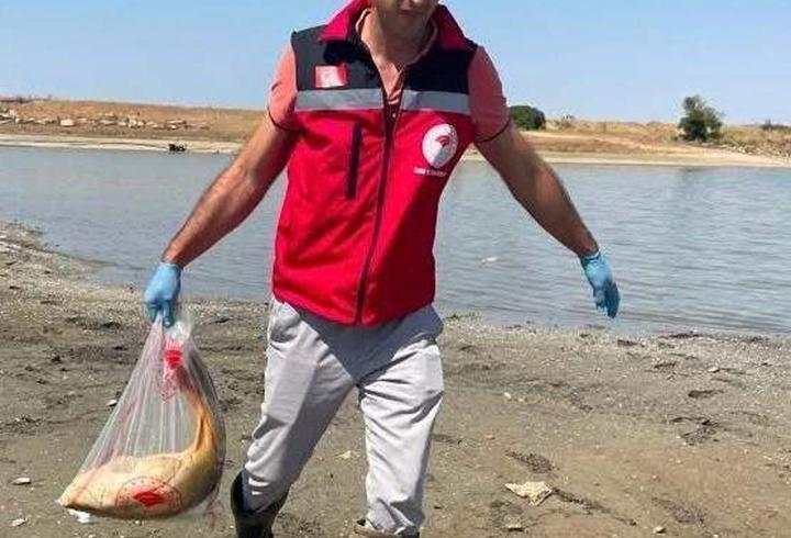 Tekirdağ'da gölette balık ölümlerine inceleme