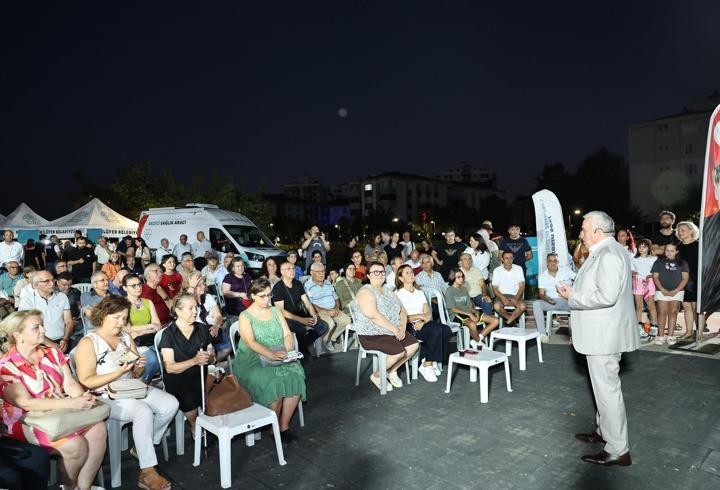 Başkan Şadi Özdemir Yüzüncüyıl Mahallesi sakinleriyle bir araya geldi