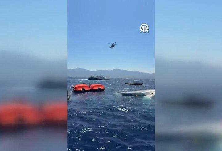 Batan geminin yolcuları böyle kurtarıldı