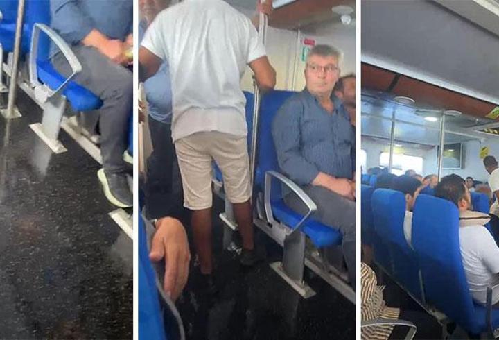 Girne açıklarında alabora olan geminin batmadan önceki görüntüleri ortaya çıktı