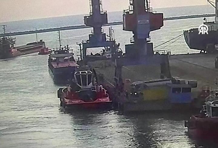 İşte batan geminin son görüntüleri