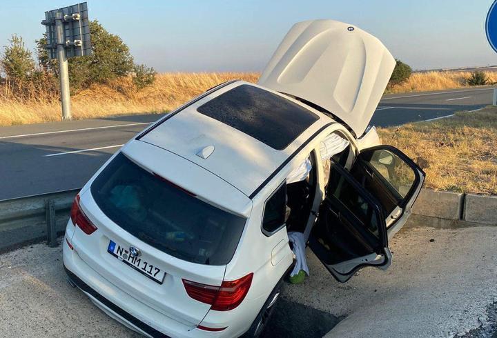 Gurbetçi aile kaza yaptı; 4 yaralı