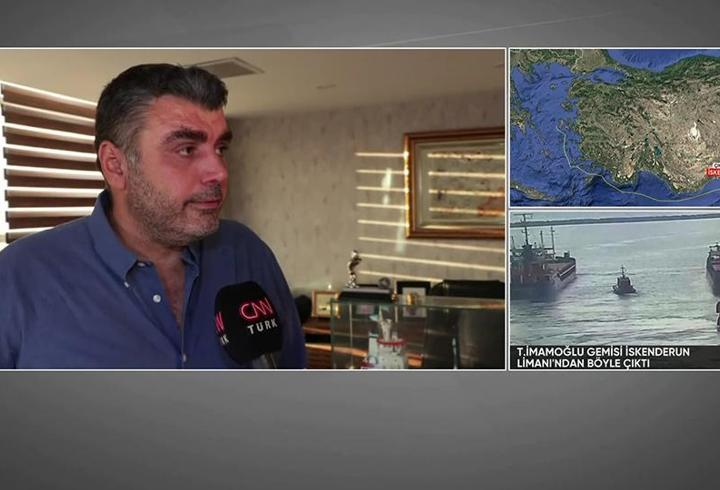 Batan geminin sahibi CNN TÜRK'te
