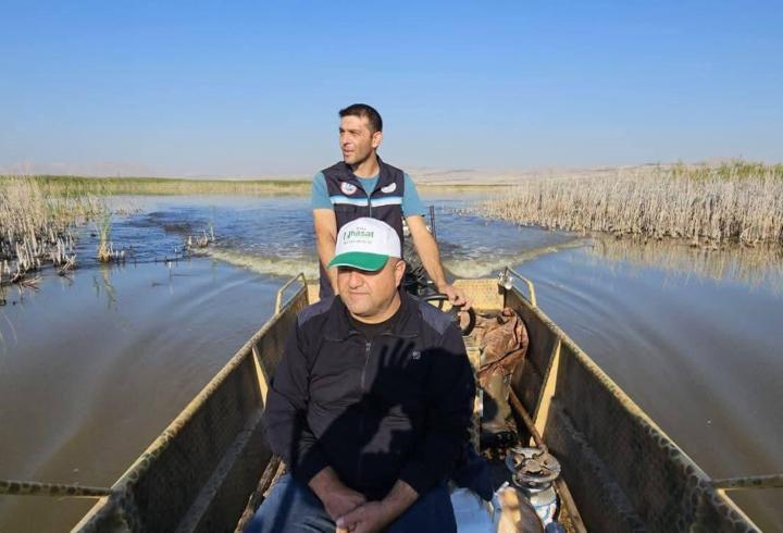 Karamık Gölü'nde su ürünleri denetimi
