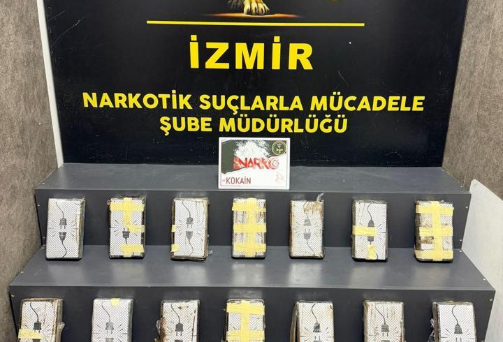 İzmir'de 16 kilo 600 gram sentetik uyuşturucu ele geçirildi