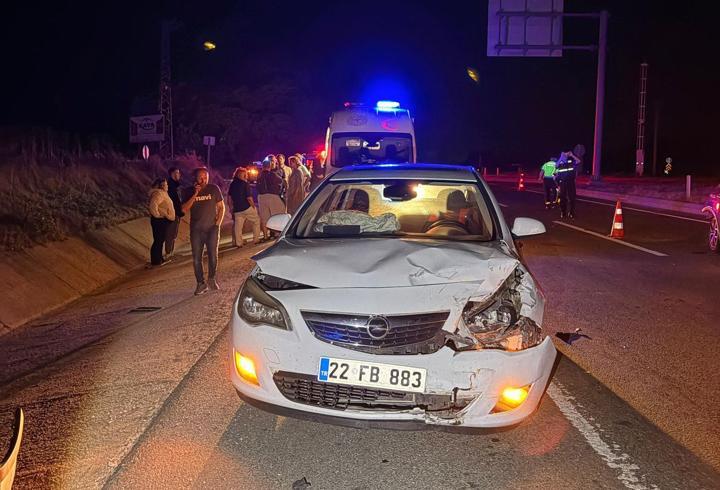Edirne’de 2 ayrı kaza; 2 yaralı