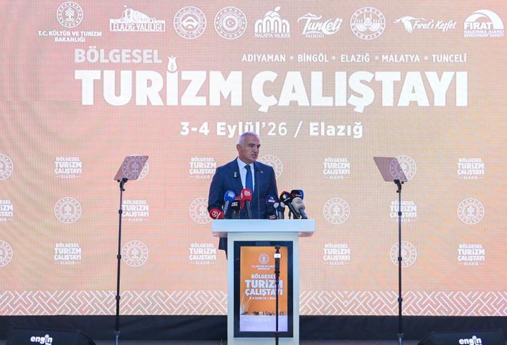 Bakan Ersoy: Elazığ’ı, Adıyaman’ı, Bingöl’ü, Tunceli’yi ve Malatya’yı Türkiye’nin turizm haritasında çok daha güçlü bir konuma taşımak istiyoruz