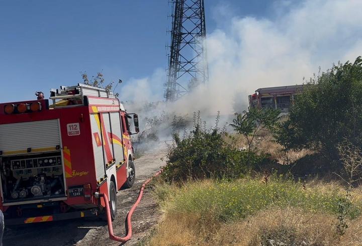 Ankara'da ot yangını