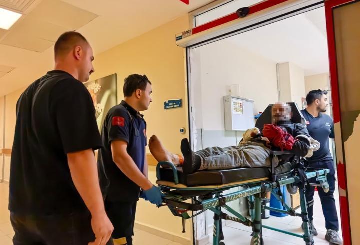 Tomruğa zincir bağlarken elleri sıkışan işçinin 6 parmağı koptu