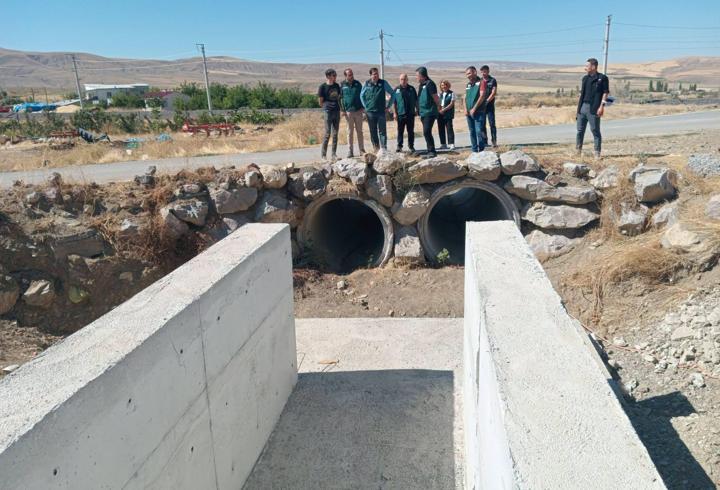 Ulukışla'da taşkınlara karşı çalışmalar sürüyor