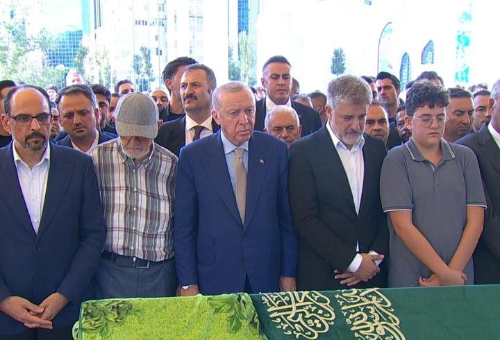 Cumhurbaşkan Erdoğan, Zehra Önen'in cenazesine katıldı