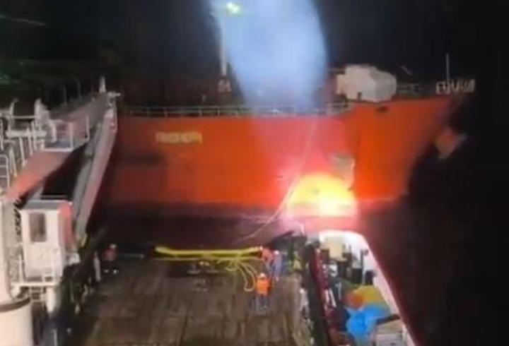 Marmara Adası açıklarında petrol tankeri sürüklendi