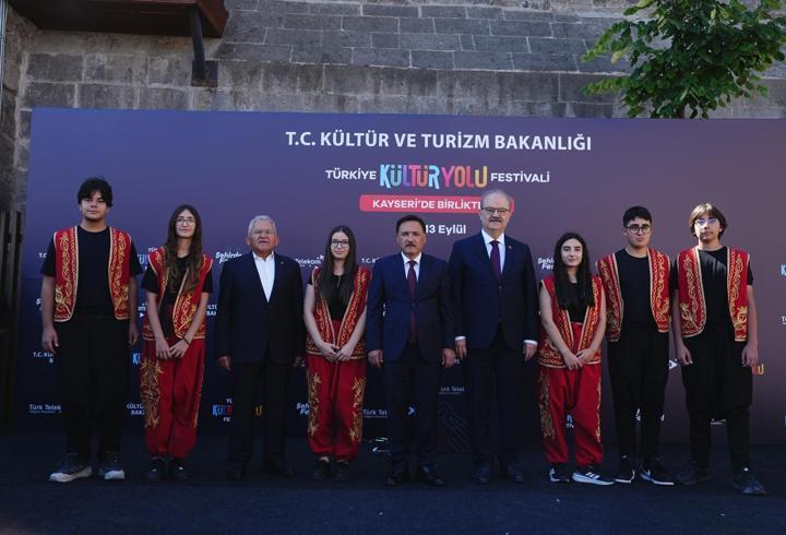 Kayseri’de Türkiye kültür yolu heyecanı başladı