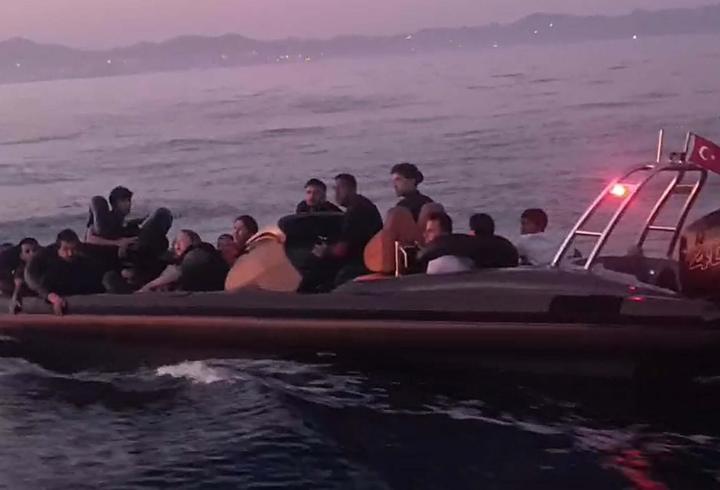 Milas'ta 23 kaçak göçmen yakalandı