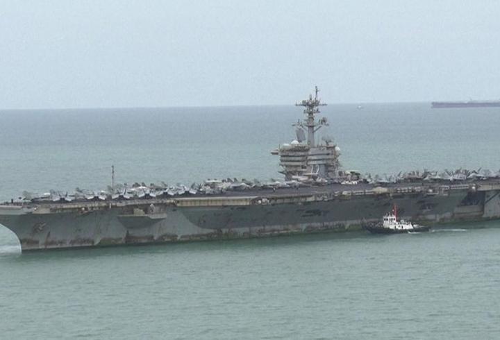 ABD gemisi USS Abraham Lincoln Tayland'da temizlendi