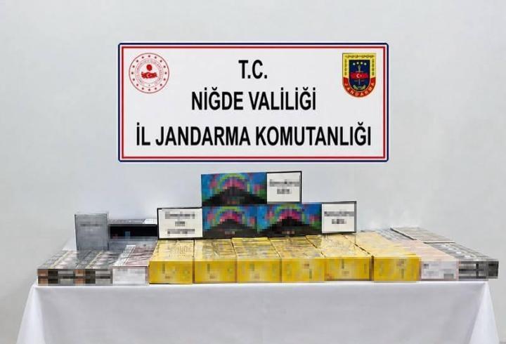 Niğde'de kaçak sigara operasyonu