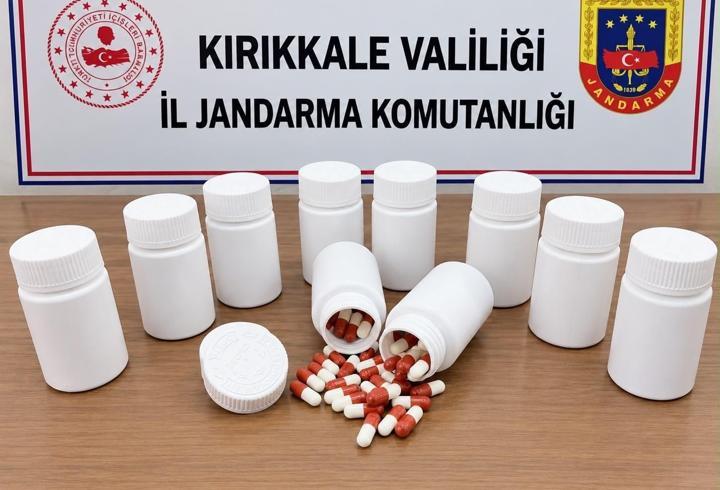 Kırıkkale'de 539 adet sentetik uyuşturucu hap ele geçirildi