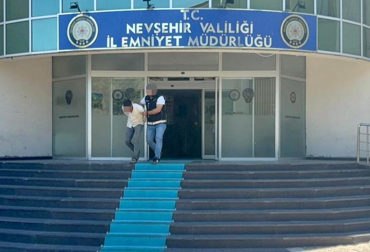 Nevşehir'de 12 yıl 6 ay hapis cezası bulunan hükümlü yakalandı