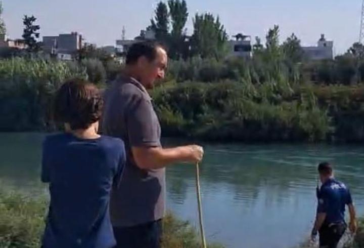 Serinlemek için girdiği ırmakta kayboldu
