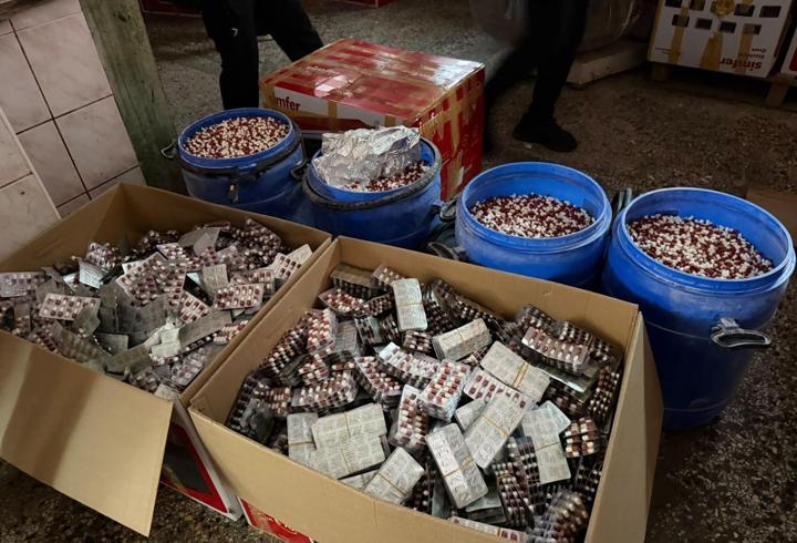 Mersin’de 1 milyon 29 bin sentetik ecza ele geçirildi