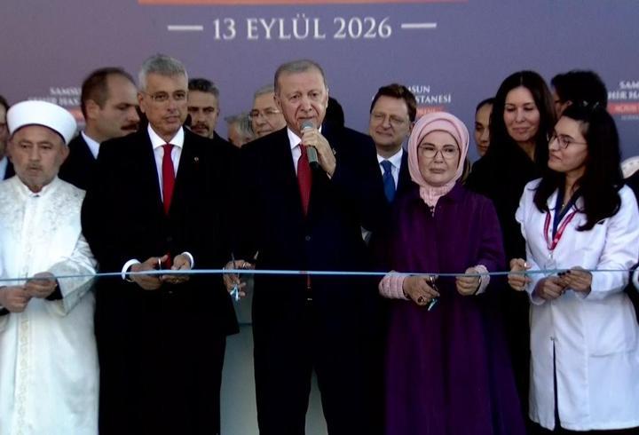 Samsun Şehir Hastanesi açıldı! Erdoğan: Türkiye sağlıkta parmakla gösterilen bir konuma ulaştı