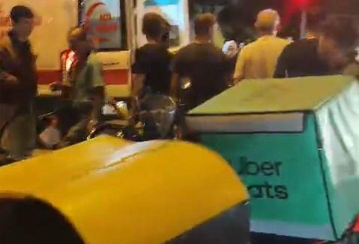 Hafif ticari araç, motosiklete çarptı; 1 ölü, 1 yaralı