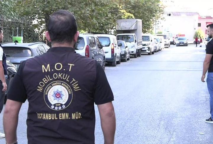 Okulun ilk günü dronlu sıkı önlem
