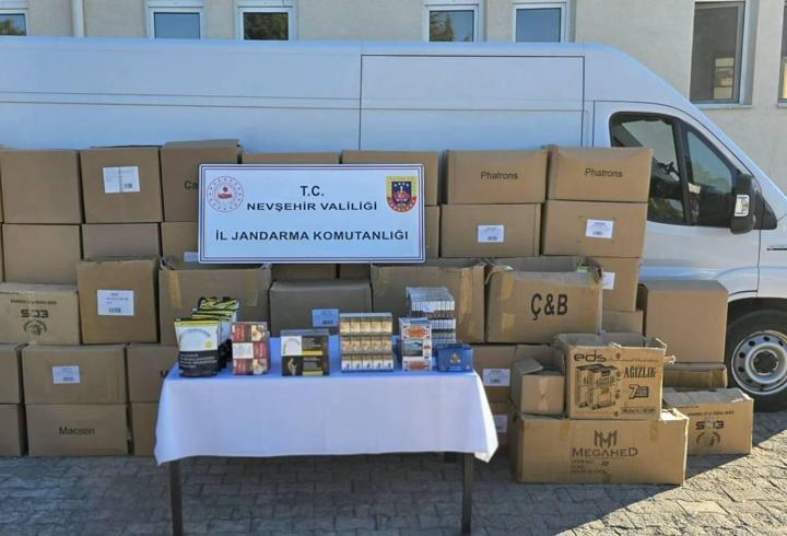 Nevşehir’de kaçak sigara ve tütün operasyonu: 1 gözaltı