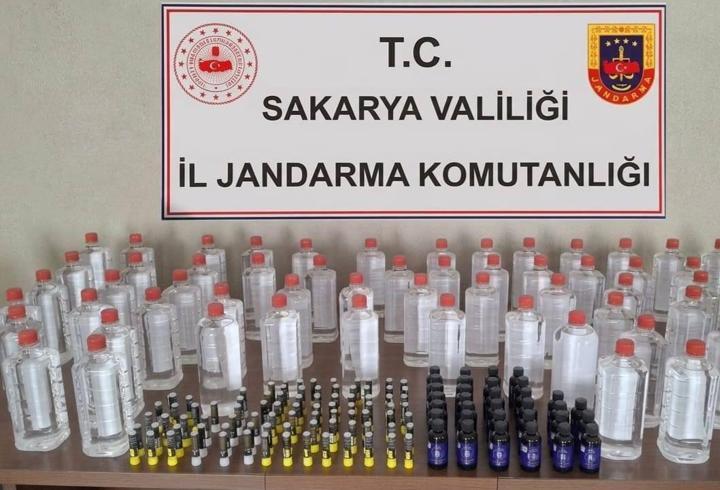 Sakarya'da sahte içki operasyonu: 5 gözaltı