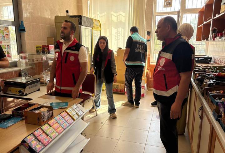 Nurdağı'nda okul kantinlerinde denetim yapıldı