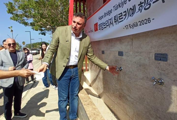 İskenderun'da Kore Dostluk Çeşmesi açıldı