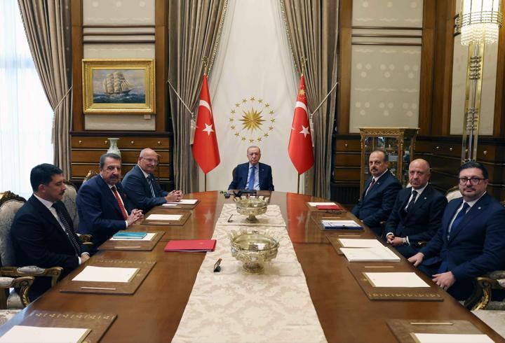 Cumhurbaşkanı Erdoğan, Ankara Valisi Canbolat'ı kabul etti