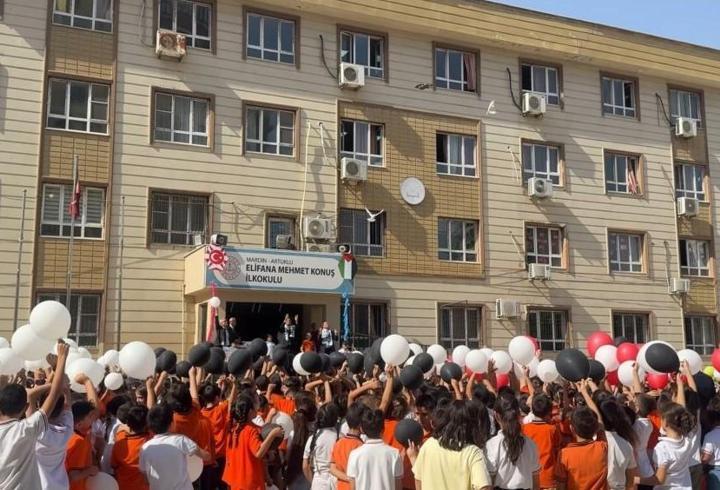 Mardin’de, Gazze’deki çocuklar için gökyüzüne barış güvercinleri bırakıldı